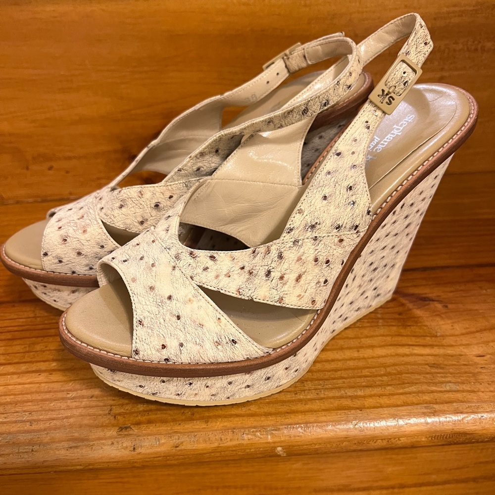 Stephanie Kelian Platform Slingback Sandals
